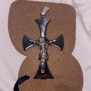 Silver Crucifix Pendant